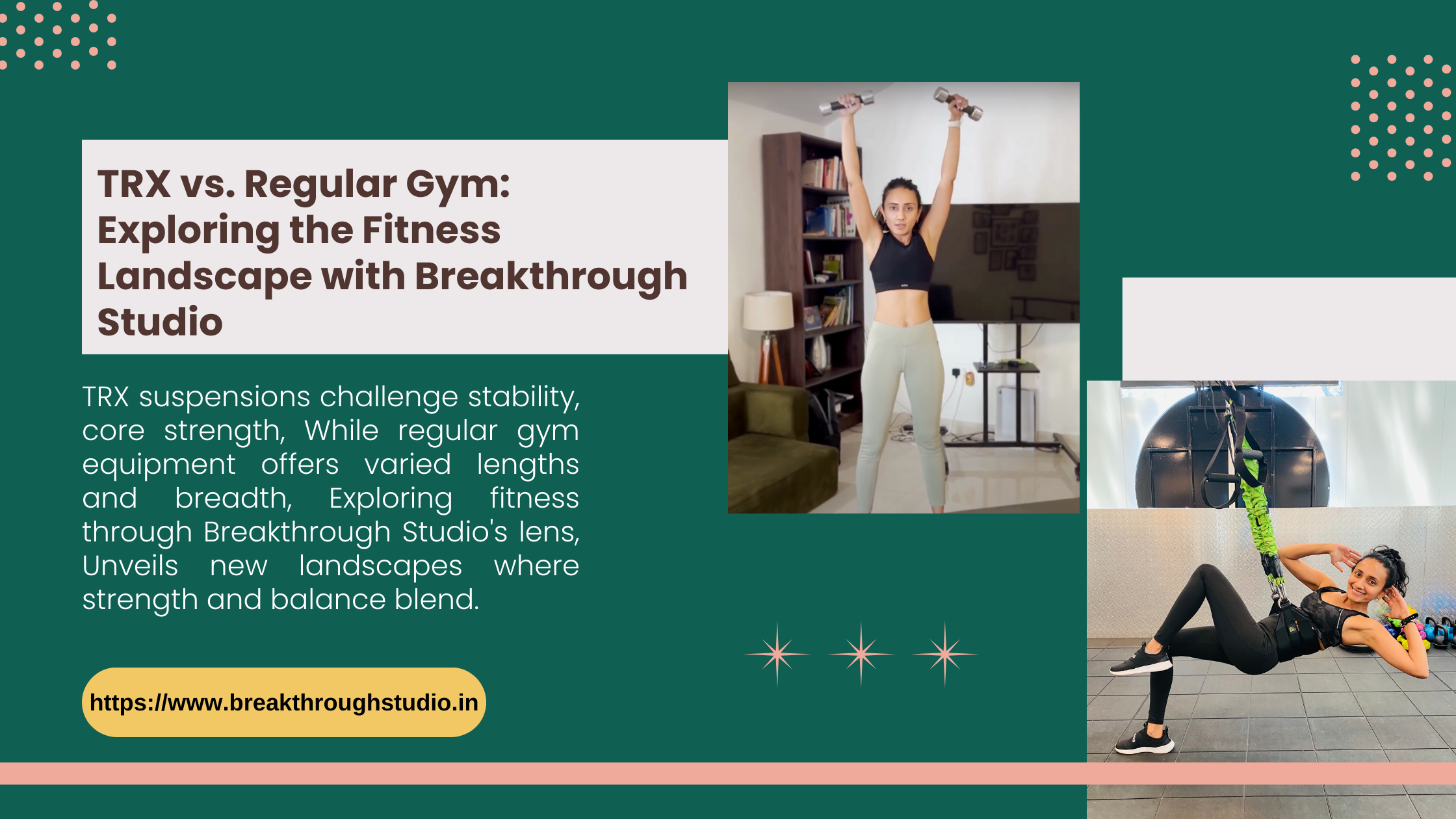 TRX vs. Regular Gym: Exploring the Fitness Landscape with Breakthrough Studio